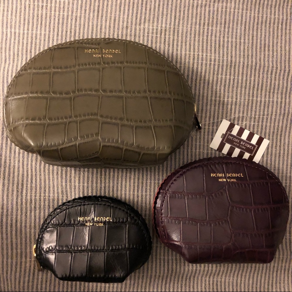 Henri Bendel cosmetic bag trio